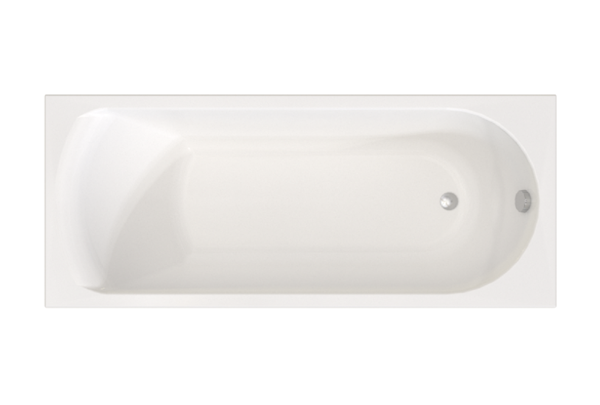 Изображение товара Акриловая ванна Радомир Николь 168x70 см, разборный каркас, белая, урочная установка
