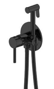Изображение товара Гигиенический душ Ravak BM 050.20 X070072 черный матовый с встроенным монтажом и керамическим картр