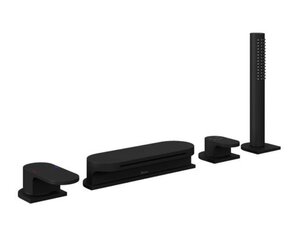 Изображение товара Смеситель Ravak Chrome CR 025.20BL X070445 на борт ванны, черный матовый