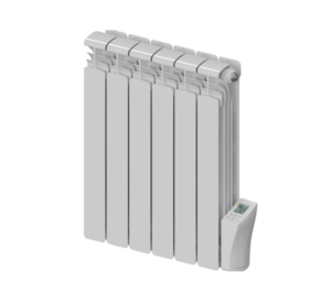 Изображение товара Масляный радиатор Rifar Alum ON-e 5010-6, 6 секций, электронный, с термостатом, 1000 Вт, белый