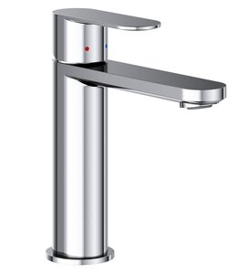 Изображение товара Современный смеситель для раковины Ravak Chrome II CR 014.00CR с керамическим картриджем и EcoFlow