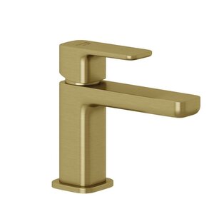 Изображение товара Смеситель Kludi Renon 42266N075 для раковины, с донным клапаном, цвет золото брашированное