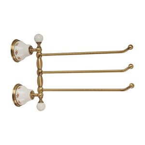 Изображение товара Полотенцедержатель тройной поворотный Migliore Provance бронза