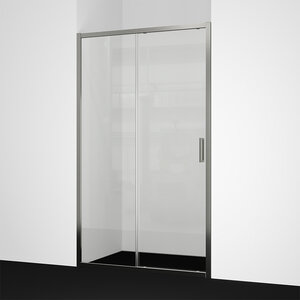 Изображение товара Душевая дверь в нишу WasserKRAFT Tauber 64S13, 110 см, профиль никель, стекло прозрачное
