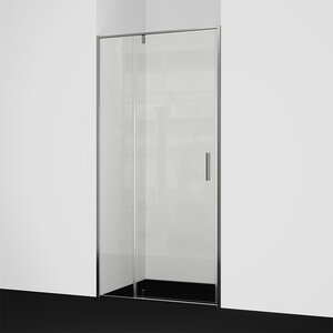 Изображение товара Душевая дверь WasserKRAFT Spree 14P04 90 см с никелевым профилем и прозрачным стеклом