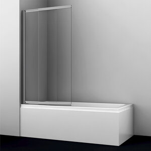 Изображение товара Стеклянная шторка WasserKraft Tauber 64S02-80 двухстворчатая, распашная и раздвижная, 80x140 см, ни