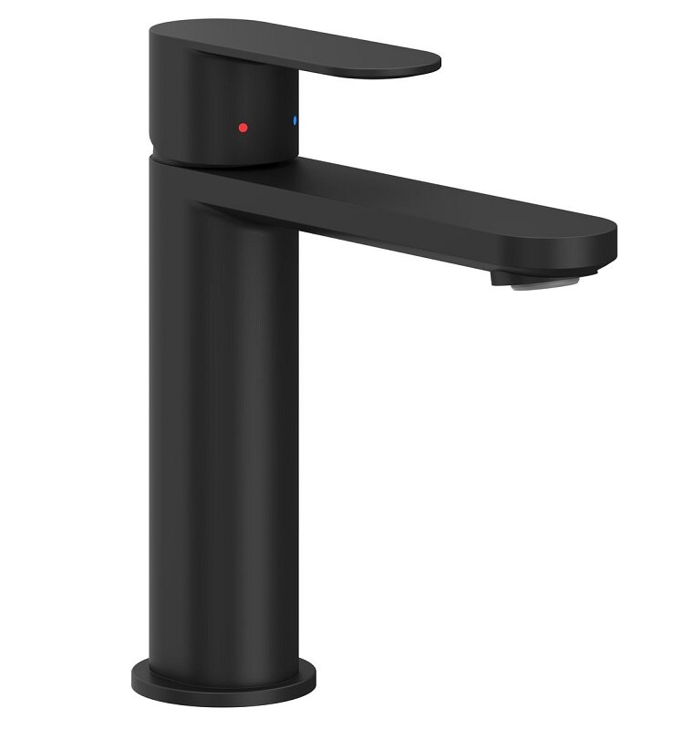 Изображение товара Смеситель Ravak Chrome II CR 014.20BL X070458 для раковины, черный матовый