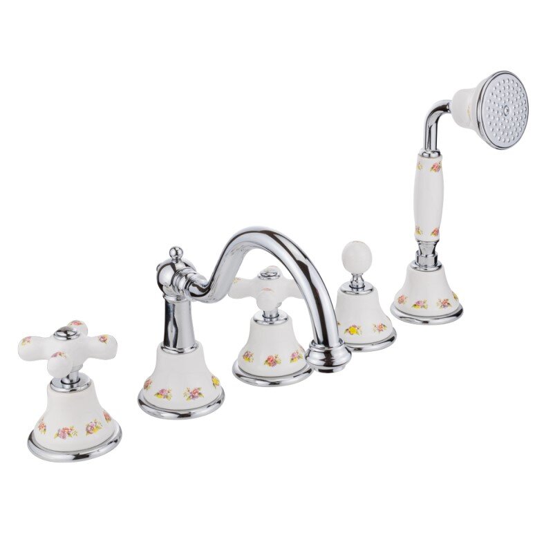 Изображение товара Смеситель Migliore Provance Ml.pro-8880 для ванны на 5 отверстий хром