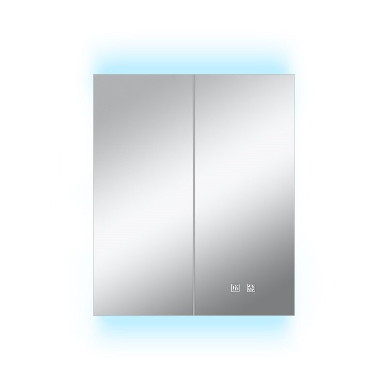 Изображение товара Зеркальный шкаф Art Decco Elysium Space AES07690MC, 76 см, с подсветкой, сенсорный, антизапотевание