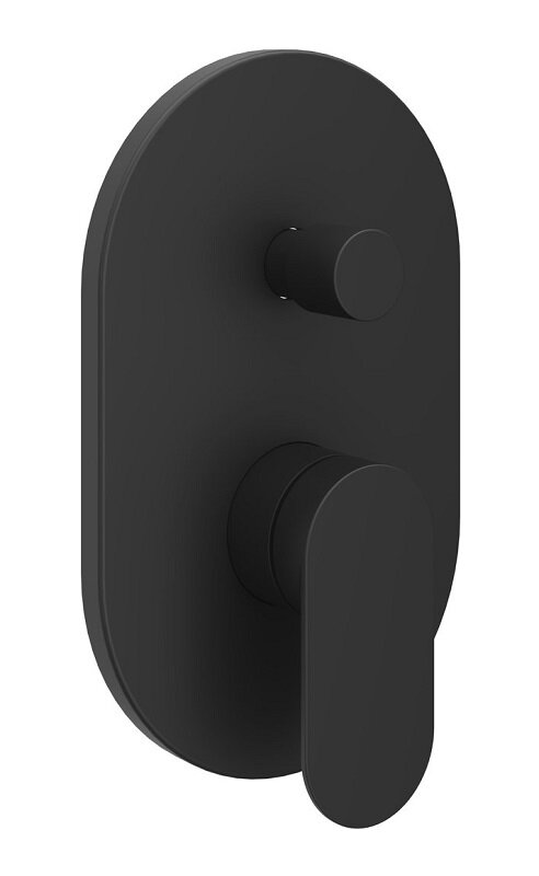 Изображение товара Смеситель Ravak Chrome II CR 065. 065.20BL.O2 X070466 для душа, внешняя часть, черный матовый 