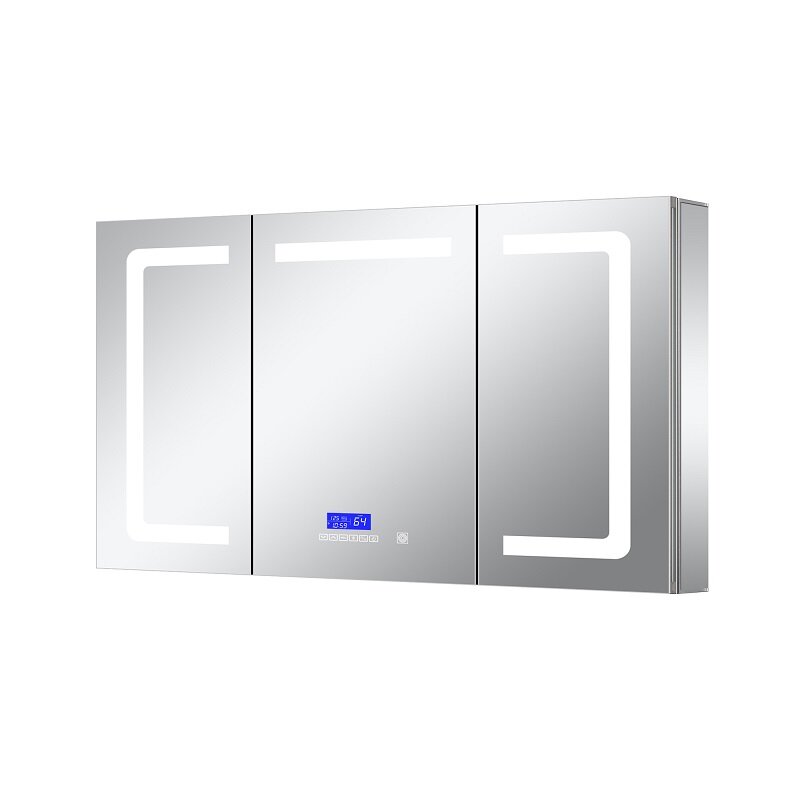 Изображение товара Зеркальный шкаф Art Decco Oceanic Charm 120 см сенсорный подсветка Bluetooth часы