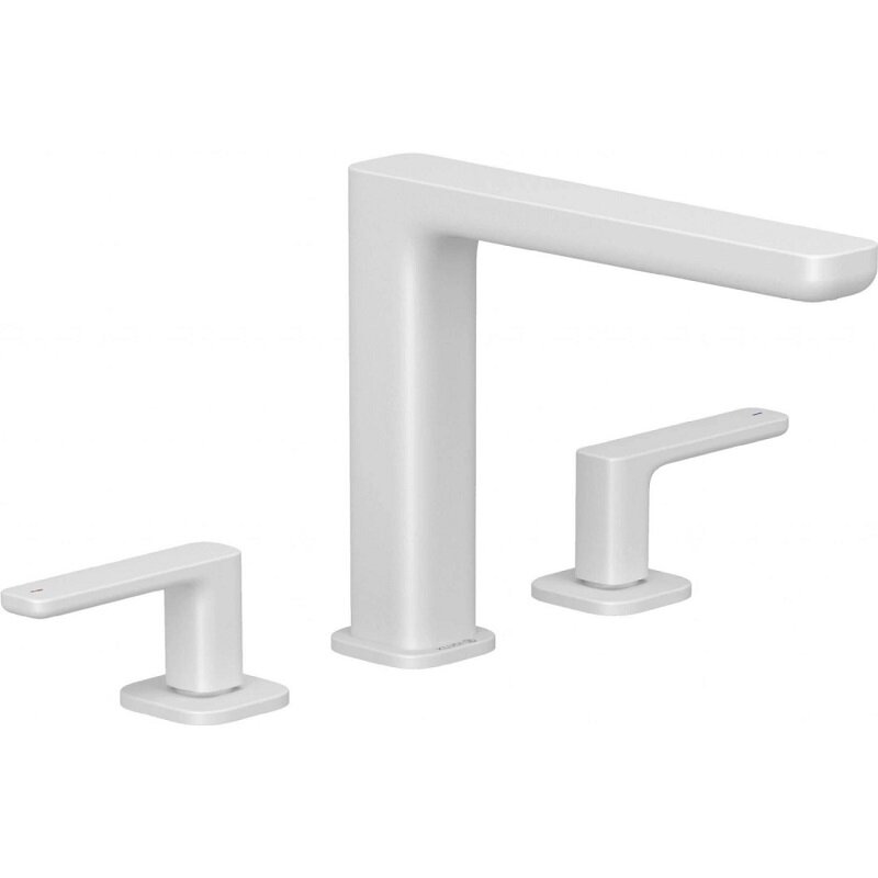 Изображение товара Смеситель Kludi Renon 423935375 для раковины с донным клапаном, белый матовый