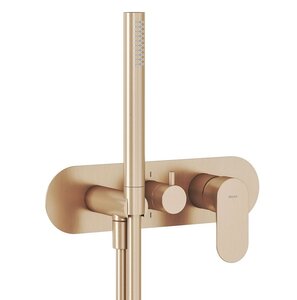 Изображение товара Смеситель для душа Ravak Eleganta EL 065.60RGB.O2+S встраиваемый розовое золото