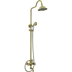 Изображение товара Душевая система Seaman Barcelona SSL-5523-SP, с изливом, цвет полированное золото