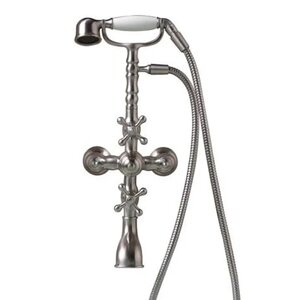 Изображение товара Смеситель для ванны и душа Seaman Eco Koblenz SSN-2368D-SS, с душевым гарнитуром, нержавеющая сталь сатин