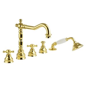 Изображение товара Межзубной смеситель Migliore Revival 19507 для ванны и душа, золото Италия