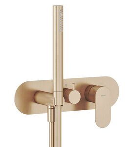 Изображение товара Смеситель для душа Ravak Eleganta EL 068.60RGB.O3+S X070370 розовое золото