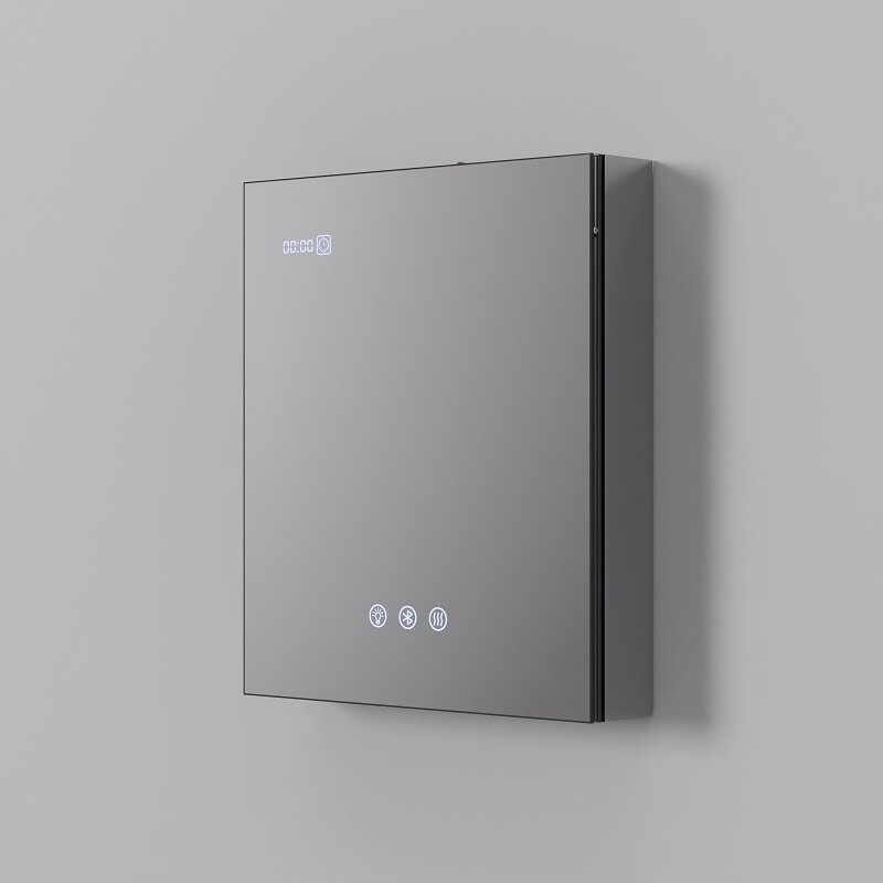 Изображение товара Зеркальный шкаф Art Decco Winter Glamour AWG06070MC 60 см сенсорный подсветка часы Bluetooth