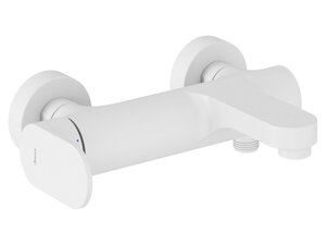 Изображение товара Равак Элеганта смеситель для ванны и душа белый вельвет EL 022.10WV