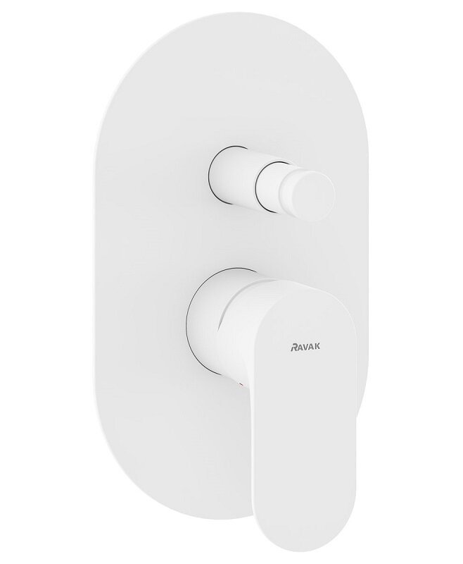 Изображение товара Смеситель Ravak Eleganta EL 061.10WV.O2 X070261 для душа, 2 выхода, белый вельвет