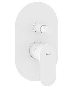 Изображение товара Смеситель Ravak Eleganta EL 061.10WV.O2 X070261 для душа 2 выхода белый вельвет