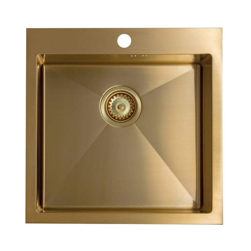 Изображение товара Кухонная мойка Seaman Eco Marino SMB-5151S-GS.A 50 см золото сатин PVD