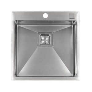 Изображение товара Кухонная мойка Seaman Eco Marino SMB-5151SQ.Б из нержавеющей стали 51x51 см квадратная