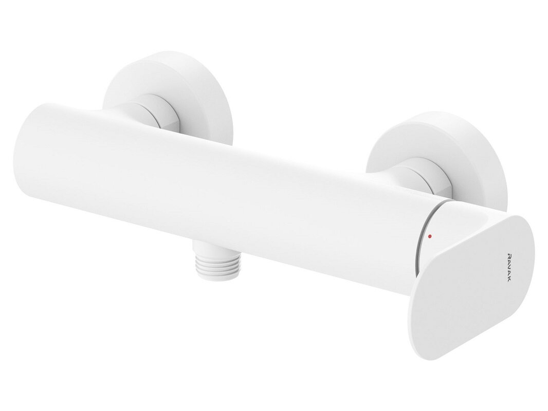 Изображение товара Смеситель Ravak Eleganta EL 032.10WV X070257 для душа, белый вельвет Изображение товара Смеситель Ravak Eleganta EL 032.10WV X070257 для душа, белый вельвет