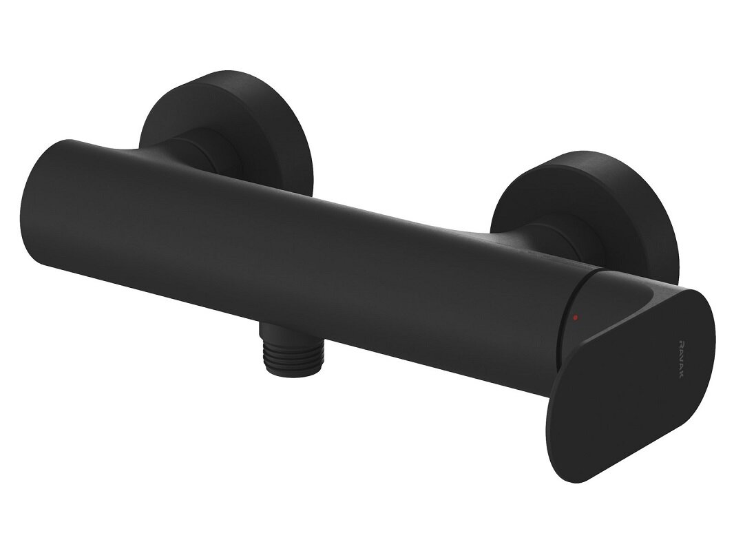 Изображение товара Смеситель для душа Ravak Eleganta EL 032.20BLM X070294 черный матовый вертикальный