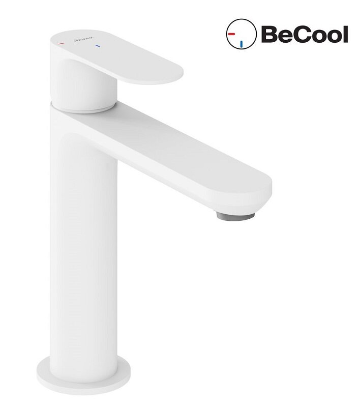 Изображение товара Смеситель Ravak Eleganta EL 012.11WV BeCool для раковины белый вельвет