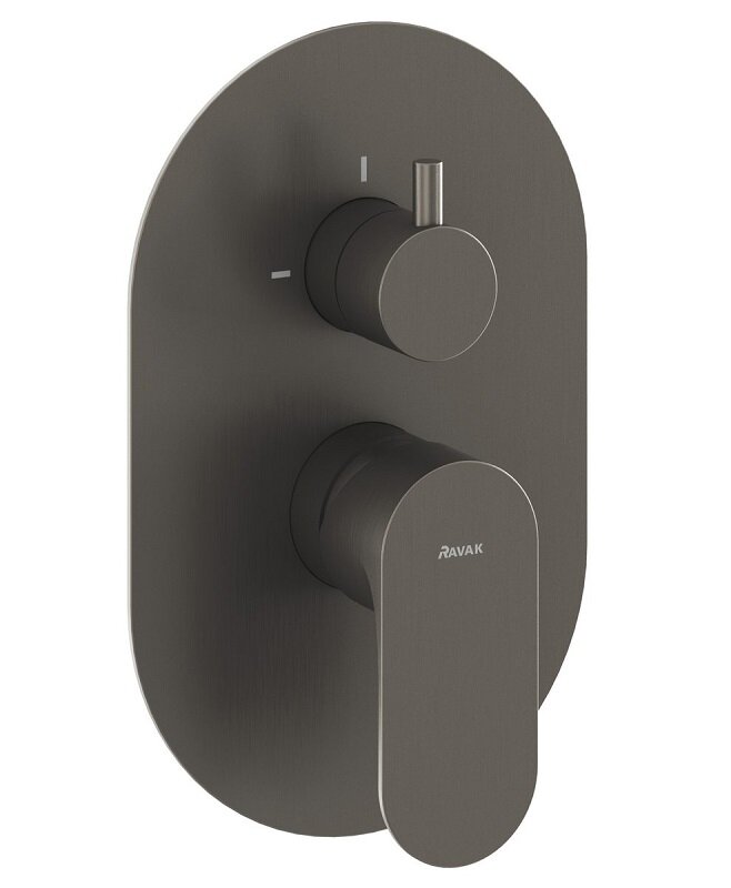 Изображение товара Смеситель для душа Ravak Eleganta EL 065.20GB.O2 двухвыходной графит
