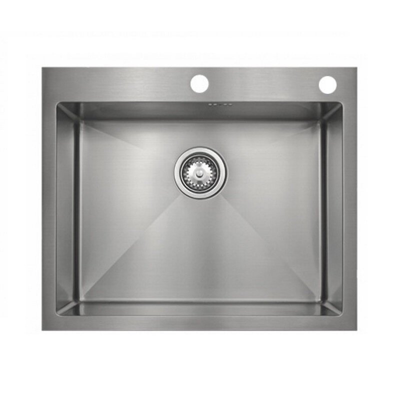 Изображение товара Кухонная мойка Seaman Eco Marino SMB-6151S.B, 60 см, два отверстия, нержавеющая сталь