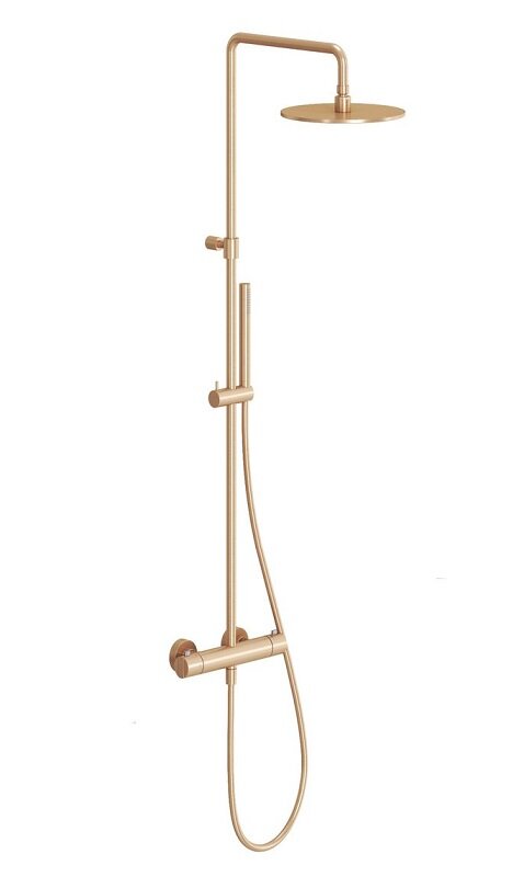 Изображение товара Душевая система Ravak Espirit ES 091.60RGB X070498 термостатическая розовое золото