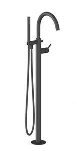 Изображение товара Напольный смеситель для ванны и душа Ravak Espirit ES 080.20BLM черный матовый