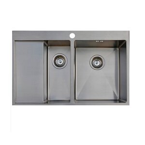 Изображение товара Кухонная мойка Seaman Eco Marino SMB-7851DLS.A/SMB-7851DRS.A, 78 см, одно отверстие, крыло справа/слева, нержавеющая сталь