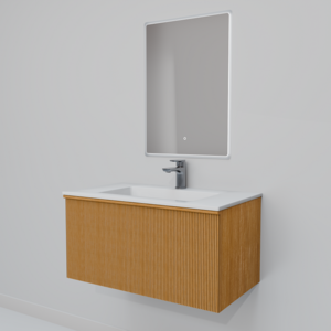 Изображение товара Комплект мебели Art Decco Andy AAN08W11S2MF, 80 см, белый дуб