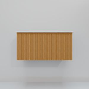 Изображение товара Тумба с раковиной Art Decco Andy 80 см белый дуб