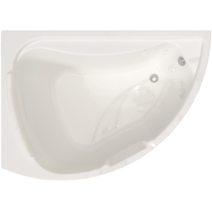 Изображение товара Акриловая угловая ванна Радомир Альбена 168х120 см левая с каркасом и подголовником