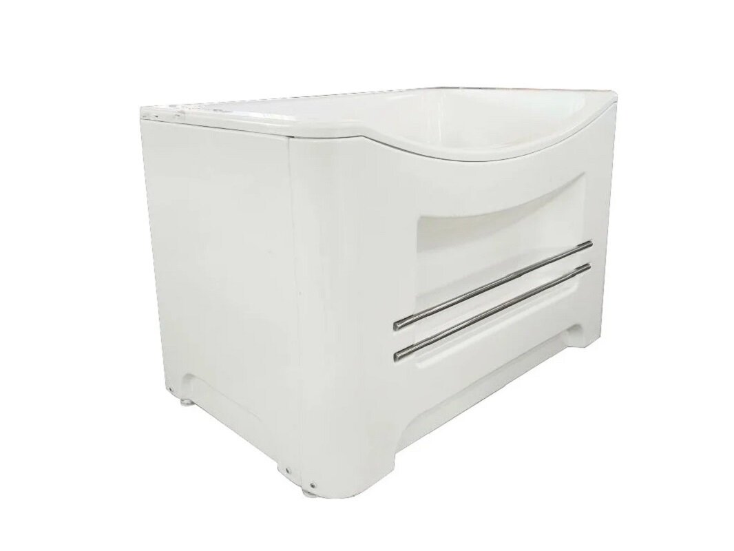 Изображение товара Акриловая ванна Радомир Арчи 120x70 см каркас слив фронтальный экран