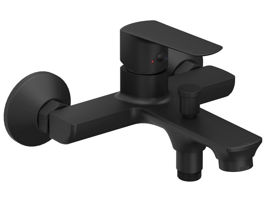 Изображение товара Смеситель Ravak Life LF 022.20BL X070479 для ванны и душа, черный