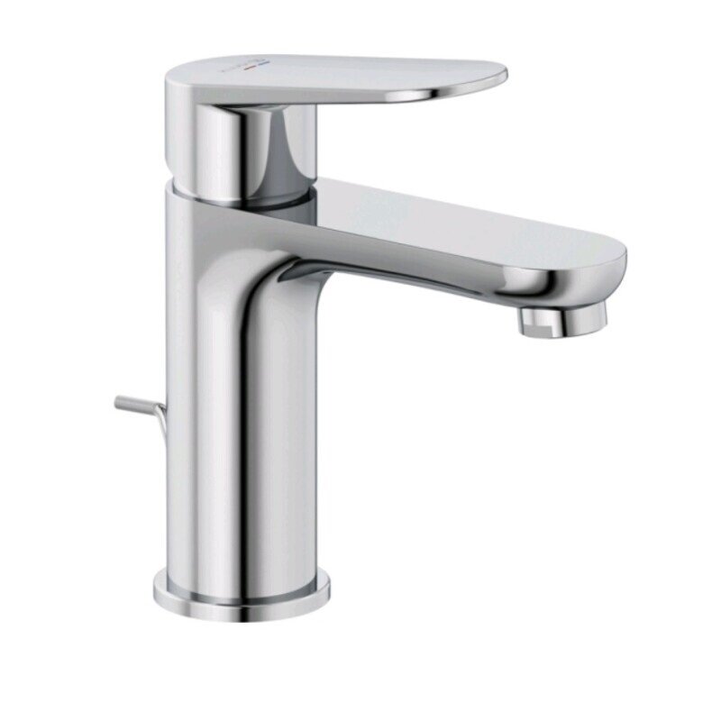 Изображение товара Смеситель для раковины Kludi X1 322760575 хром однорычажный с донным клапаном