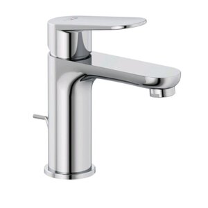 Изображение товара Смеситель для раковины Kludi X1 322760575 хром однорычажный с донным клапаном