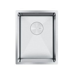 Изображение товара Кухонная мойка Seaman Eco Marino SME-330.A, 33 см, с декоративной накладкой, нержавеющая сталь