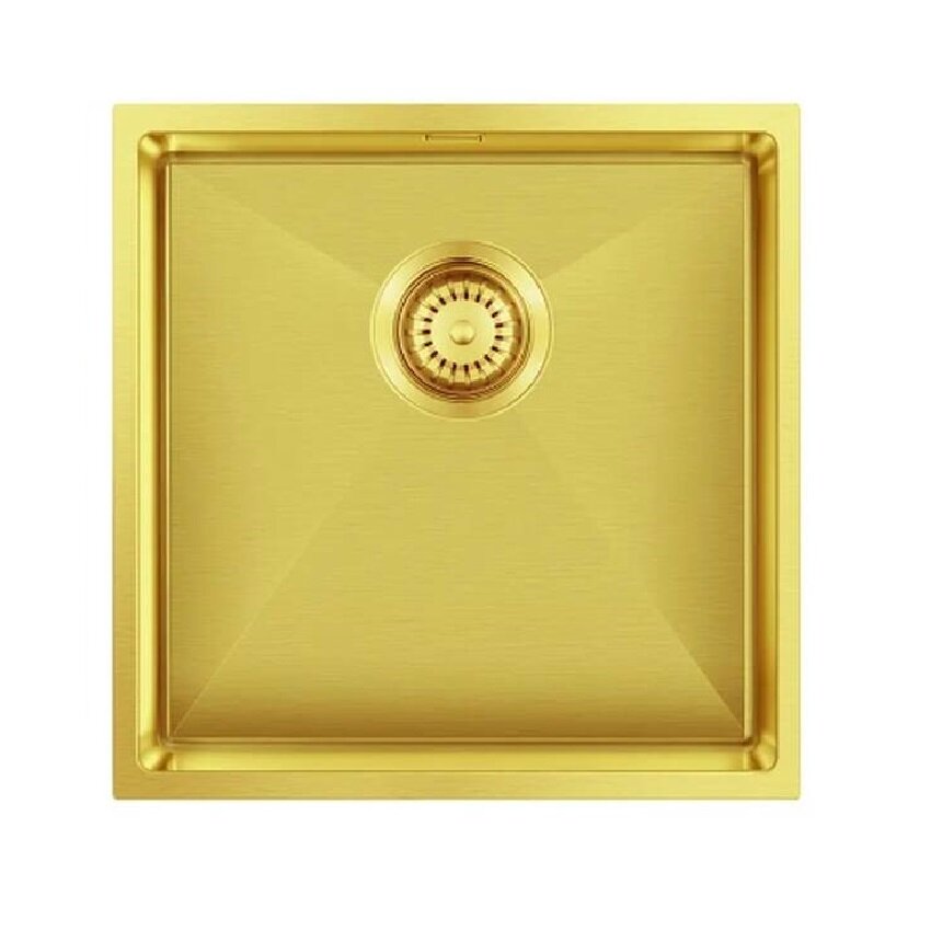 Изображение товара Кухонная мойка Seaman Eco Marino SME-440-GS.А 44 см золото сатин PVD
