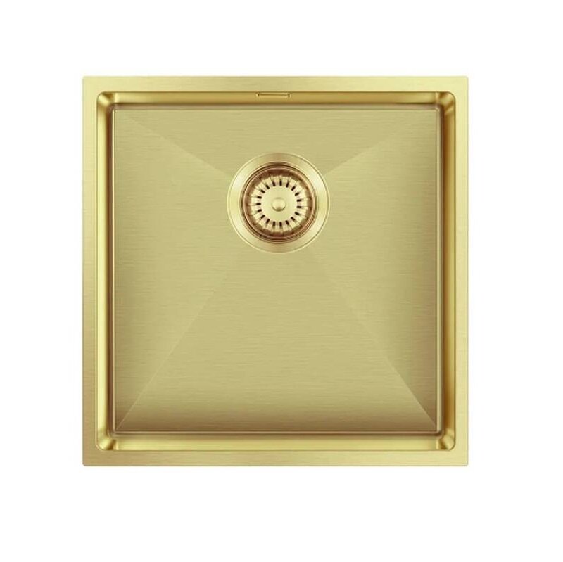 Изображение товара Кухонная мойка Seaman Eco Marino SME-440-LG.A 44 см золото сатин PVD
