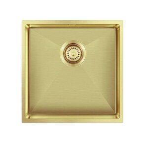 Изображение товара Кухонная мойка Seaman Eco Marino SME-440-LG.A 44 см золото сатин PVD