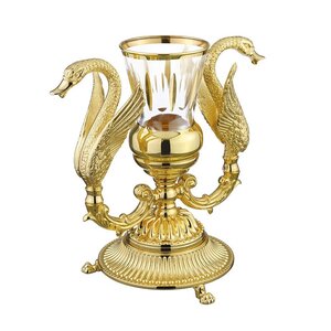 Изображение товара Стакан для щеток Migliore Luxor 26216, золото
