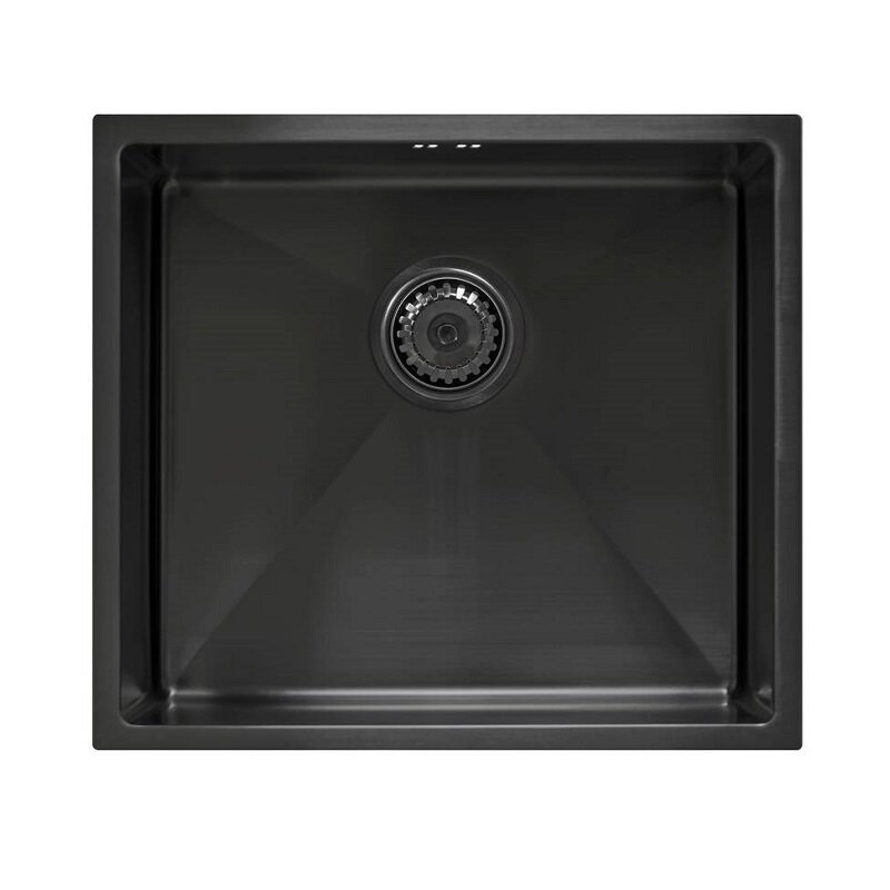 Изображение товара Кухонная мойка Seaman Eco Marino SME-530-DG.A, 53 см, темная сталь PVD