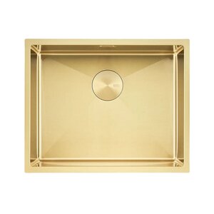 Изображение товара Кухонная мойка Seaman Eco Marino SME-530-LG.A 53 см светлое золото сатин PVD