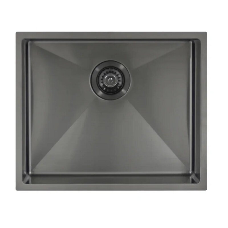 Изображение товара Кухонная мойка Seaman Eco Marino SME-530-GL.A 53 см светлая оружейная сталь PVD